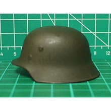 1:6 German WWII Field Grey M42 Helmet with a liner